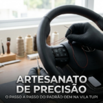 Restauração de volante em couro original para Toyota Hilux em Praia Grande - Casa dos Volantes Vila Tupi